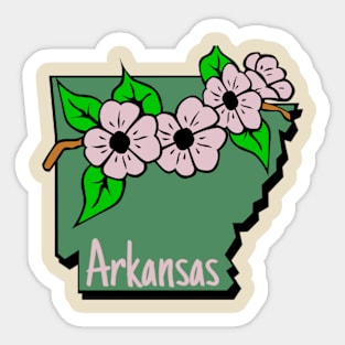 Arkansas Blossom Sticker